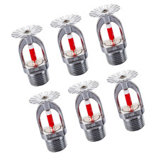 6pack Heavy Type Fire Sprinklers for Easy Installation and
