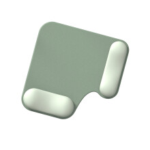 Comfortable Gels Filled Mouse Pad With Wrist Supports And-Green