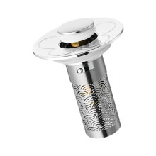 Popup Drain Strainer Universal Sink Stoppers Press-XSQ two pack