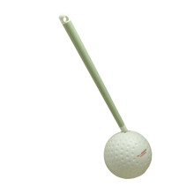 Golf Themed Wall Mounted Toilet Brush with Soft Bristles-Green