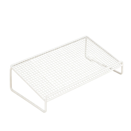 Laptop Holder Stand Desktop Organizers-White Single layer M