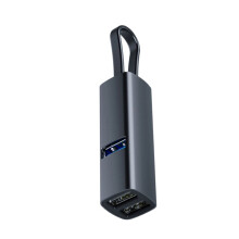 USB-Typ-C-Hubs mit USB3.0- und 2.0-Anschluss sowie-Schwarz
