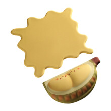 Niedliches Mauspad und Handgelenkkissen im-Durian-Anzugmodell