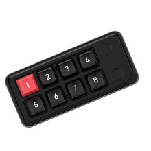 Ergonomisch mini-mechanisch toetsenbord met 8 toetsen,-C