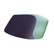 Ergonomische siliconen muismat Gamer Grote-cyaan