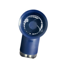 Geluidsarme, op batterijen werkende desktopventilator,-Blauw