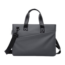 Spacious Single Strap Shoulder Bag For 14Inch Laptop And-Gray