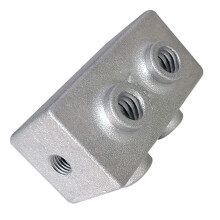 Connecteur de Tube carré en alliage d'aluminium,-30x30 M8droit