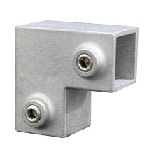 Connecteur de Tube carré en alliage d'aluminium,-30x30 coude