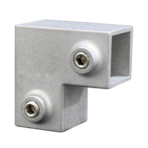 Vierkantrohr-Adapter, Aluminiumlegierung,-30x30 Ellenbogen