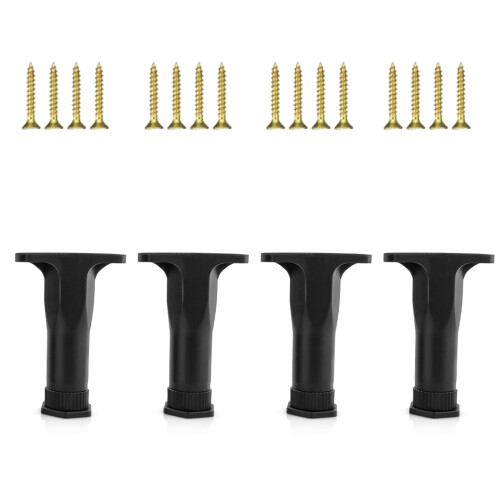 4 Stück höhenverstellbare Möbelstützbeine-13cm bis 22cm