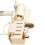 Compacts Wall Mounted Blow Dryer Holder Nontoxic-White 2 1