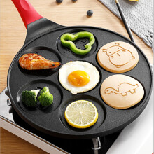 Grillpannepannepannekakeform formet som nonstick-belegg, 7 stk.