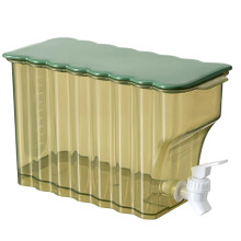 Green Cold Water Kettle with Faucet, 2.5L