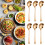 304 Stainless Steel Round Spoon Fork Set – Thick Bottom, 1
