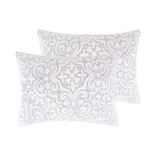 Levtex Home Birch Hill kussensloop, omkeerbaar, van katoenmicrovezel