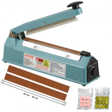 8 Inch Impulse Sealer for Plastic Bags with 8 Heat Levels