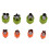 Stainless Steel Push-Pull Vegetable & Fruit Cutters (8 pcs) 1