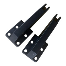 Pack Of 2 Fast Locking Screen Door Closer Brackets Metal-Black