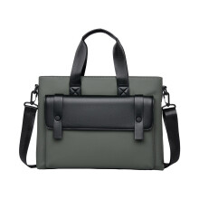 Sac pour ordinateur portable 14 pouces, sac à bandoulière-Vert