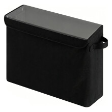 Toiletpapierhouder Mand met PVC-deksel Clear View Opvouwbare