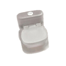 Interaktive Toiletten-Tastenkappe mit offenem-Transparent