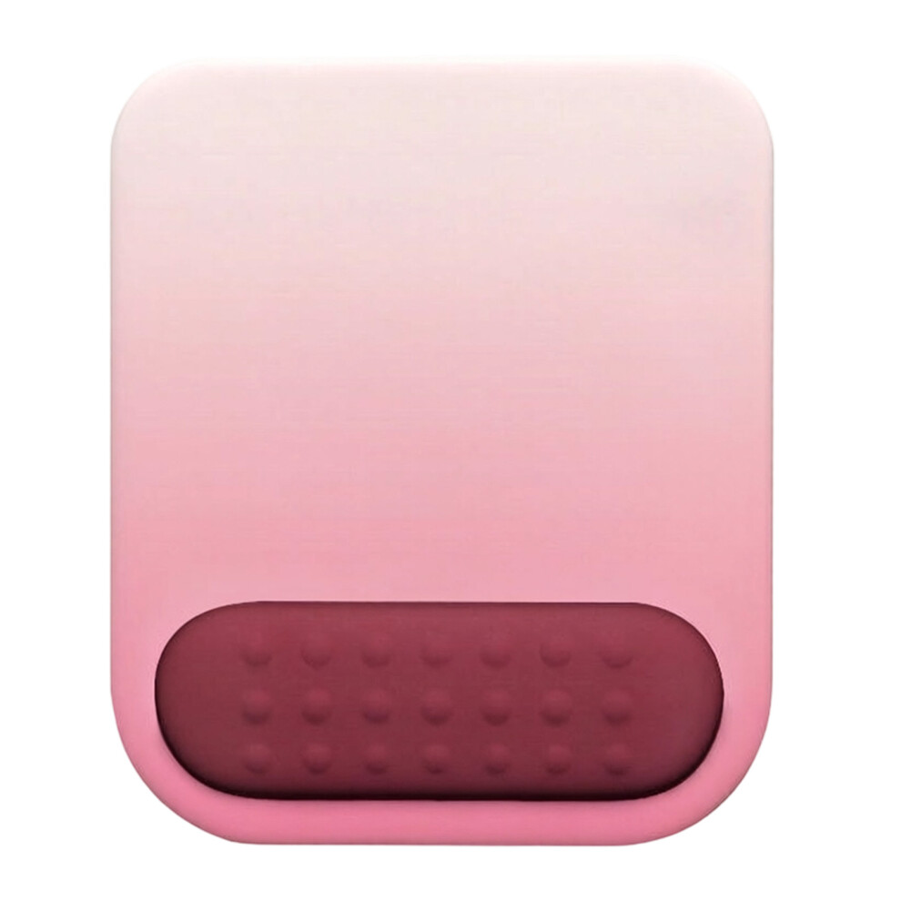 Ergonomic Memorys Foams Wrist Rest Mouse Pad With Nonslip- Pink 7704001185218