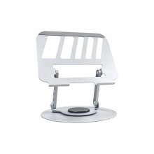 Support d'ordinateur portable, support de tablette de-Argent