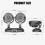 Twin Head Windshield Fan With Phone Support everywhere Motion 3