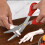 Ciseaux de cuisine robustes en acier inoxydable (1 paire) 7