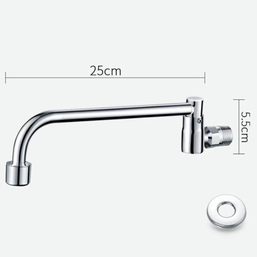YaSaLy brass swing faucet G1/2 3-spec 1
