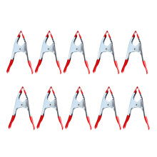 10 Stück schwere Nylon-Federklemmen für-6 Zoll rot
