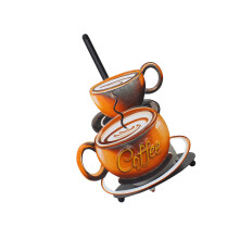 Distributeur de mouchoirs-étoupe de papier pour tasse à café