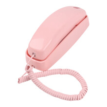 Téléphone de bureau de style presse nostalgique avec-Rose