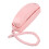 Téléphone de bureau de style presse nostalgique avec-Rose 1