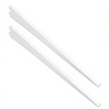 Support d'étagère en acier au carbone, matériel de-Blanc 40 cm