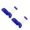 2Pcs Blue Kitten Water Feeder Practical Non-Tip Pet Drinking Bowl 2