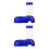 2Pcs Blue Kitten Water Feeder Practical Non-Tip Pet Drinking Bowl 3