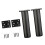Pieds de Support de meubles universels, 2-15 cm sable noir 1