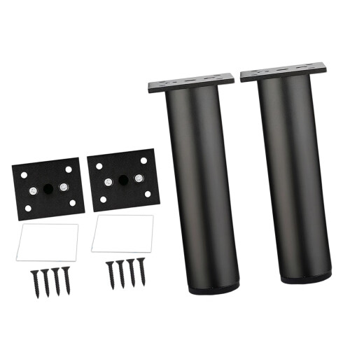 Pieds de Support de meubles universels, 2-15 cm sable noir