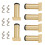 Heavy Duty Adjustable Bed Legs Modern Style Bed Leg-Gold 1