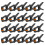 20pcs Adjustable Jaw Plastic Fixing Middle Frame Bracket 1