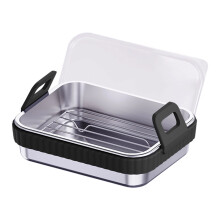Doublure pour friteuses à air avec anneaux en silicone-Noir