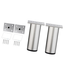2lots Cabinet Table Legs Sofa Feet Furniture-10 cm sand silver