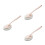 3Pcs Sponge Brush with Handle White Kitchen Cleaning Pads 6