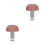 2Sets Duurzaam Tire Buffing Wheel Wolframstaal Rozen Goud Voor 2