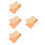 4Pcs Chocolate Bonded Bag Liners DIY Handbag Stiffener Sheets 6