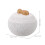 White Pet Ashes Keepsake Box Ceramic Urn for Dog Cremation 2