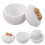White Pet Ashes Keepsake Box Ceramic Urn for Dog Cremation 6