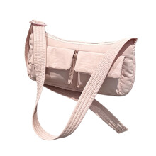 Sac à bandoulière moderne en polyester léger offrant une-Rose